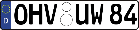 OHV-UW84