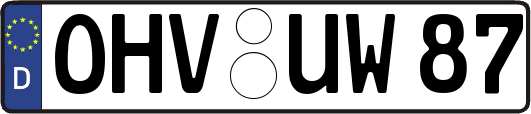 OHV-UW87