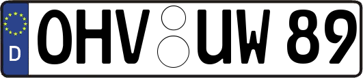OHV-UW89