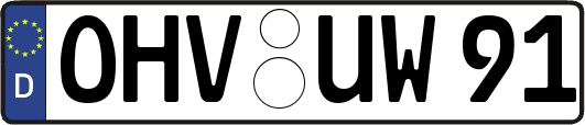 OHV-UW91