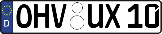 OHV-UX10