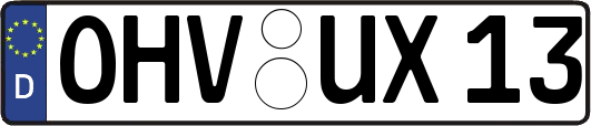OHV-UX13