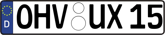 OHV-UX15