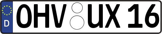 OHV-UX16