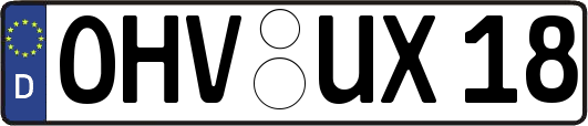 OHV-UX18