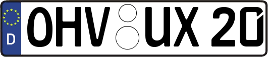OHV-UX20