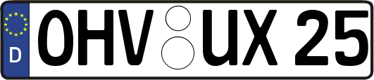 OHV-UX25