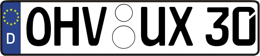 OHV-UX30
