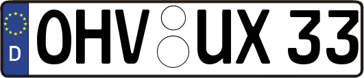 OHV-UX33