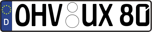 OHV-UX80