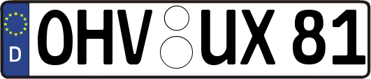 OHV-UX81