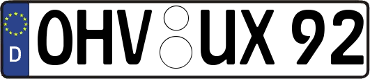 OHV-UX92