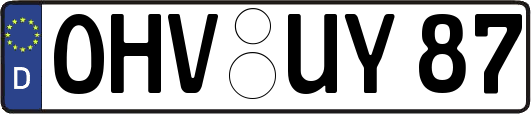 OHV-UY87