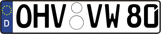 OHV-VW80