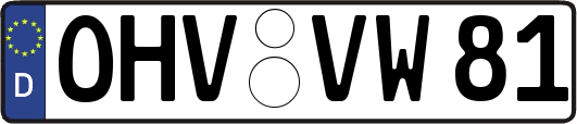 OHV-VW81