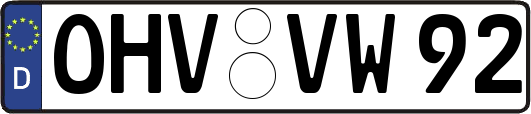 OHV-VW92
