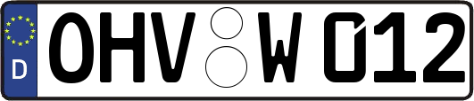 OHV-W012