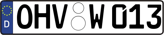 OHV-W013