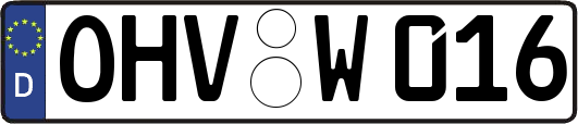 OHV-W016