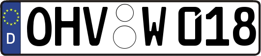OHV-W018