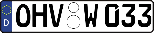 OHV-W033