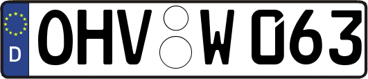 OHV-W063