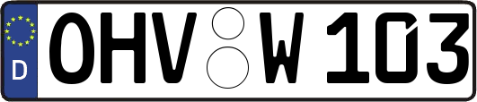 OHV-W103