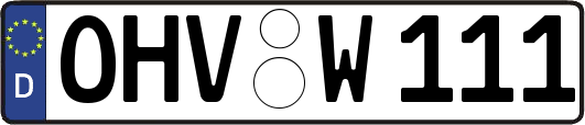 OHV-W111