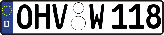 OHV-W118