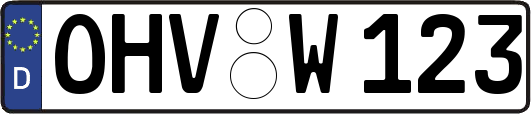 OHV-W123