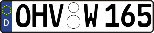 OHV-W165