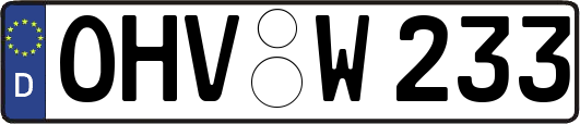 OHV-W233