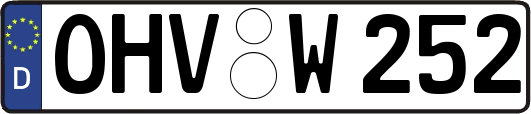 OHV-W252