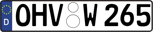 OHV-W265
