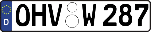 OHV-W287