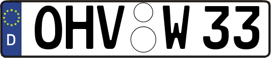 OHV-W33