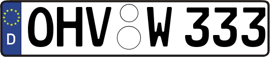 OHV-W333