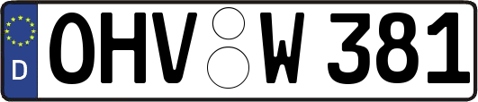 OHV-W381