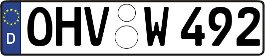 OHV-W492