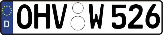 OHV-W526