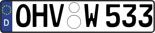 OHV-W533