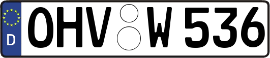 OHV-W536