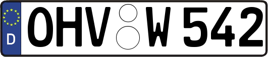 OHV-W542