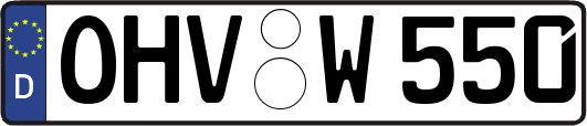 OHV-W550