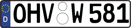 OHV-W581