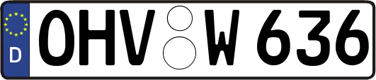 OHV-W636