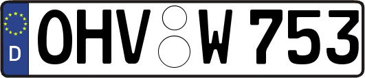OHV-W753