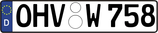 OHV-W758
