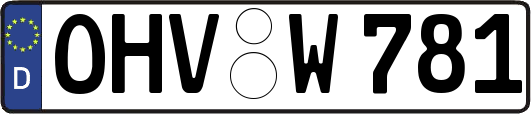 OHV-W781