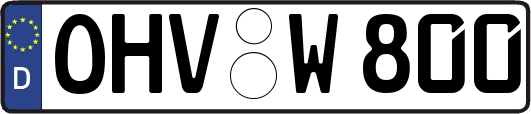OHV-W800